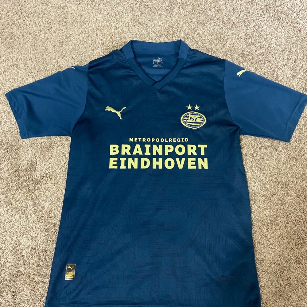 Puma Blue PSV Eindhoven Jersey Athletic Performance Top